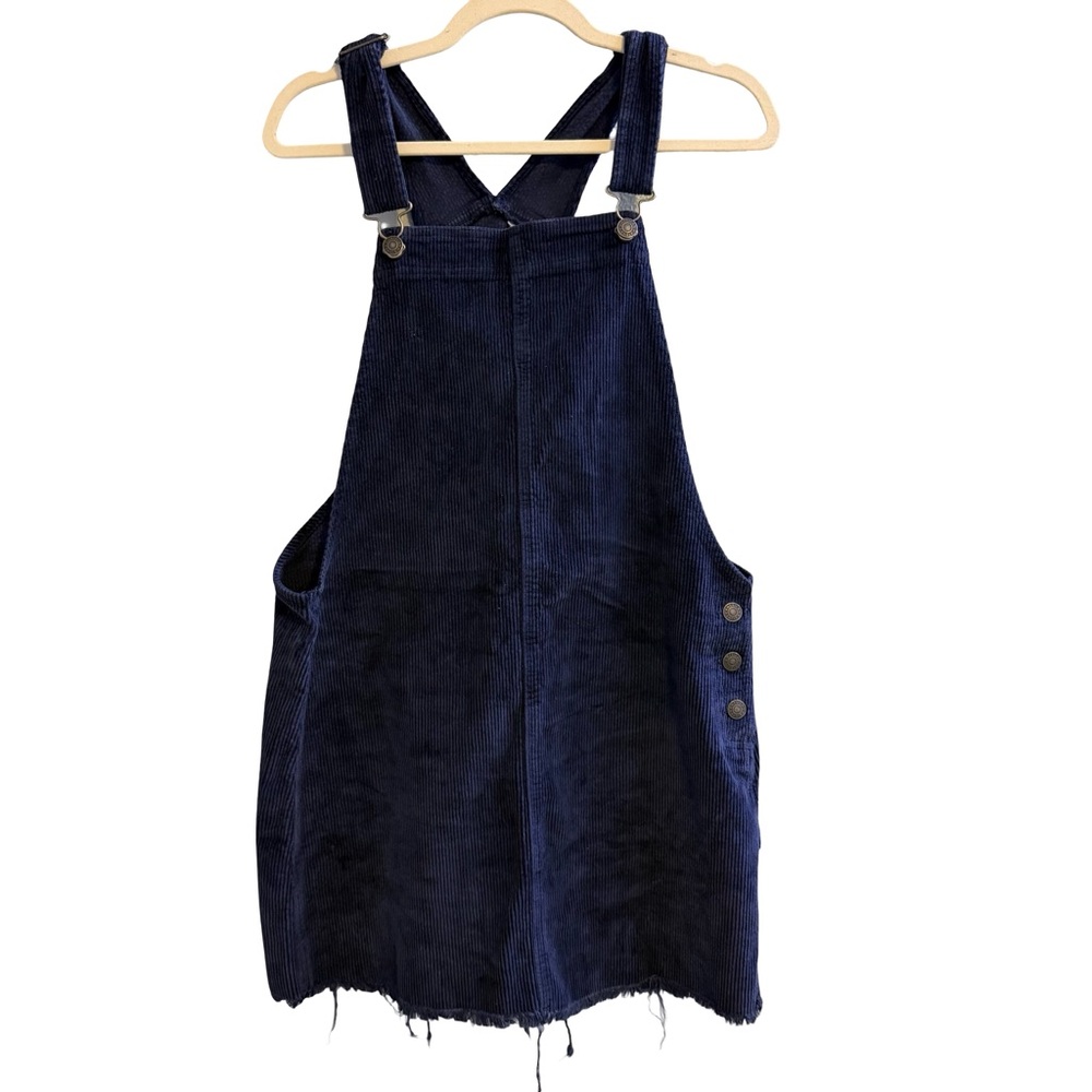 American Eagle Outfitters navy Corduroy overall dress‎ M